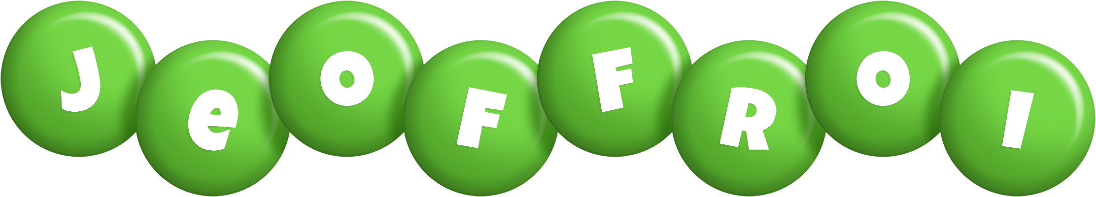 Jeoffroi candy-green logo