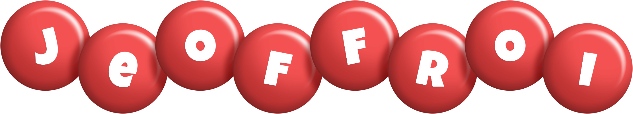 Jeoffroi candy-red logo