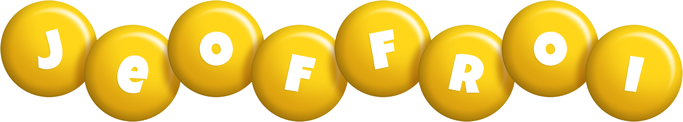 Jeoffroi candy-yellow logo
