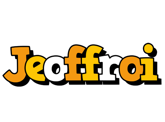 Jeoffroi cartoon logo