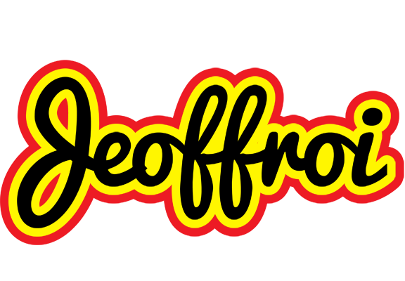 Jeoffroi flaming logo