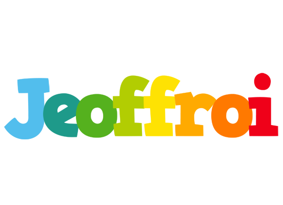 Jeoffroi rainbows logo