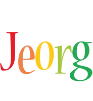 Jeorg birthday logo