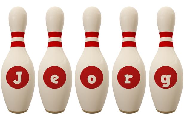 Jeorg bowling-pin logo