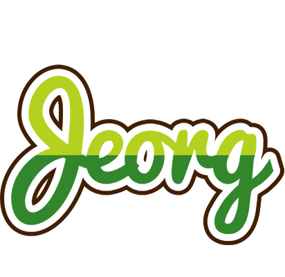 Jeorg golfing logo