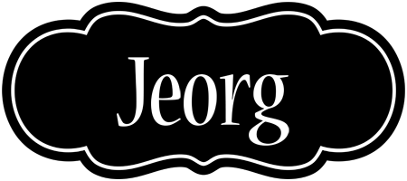 Jeorg welcome logo
