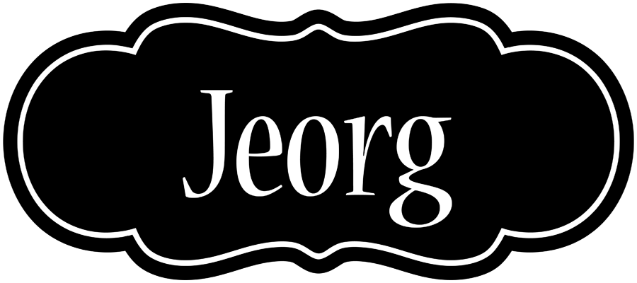 Jeorg welcome logo