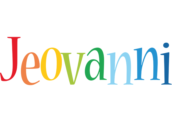 Jeovanni birthday logo