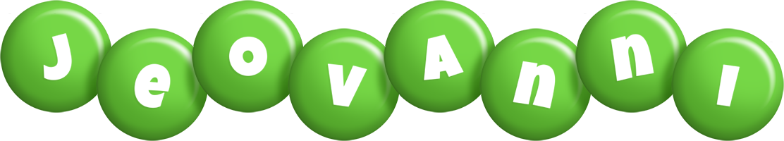 Jeovanni candy-green logo