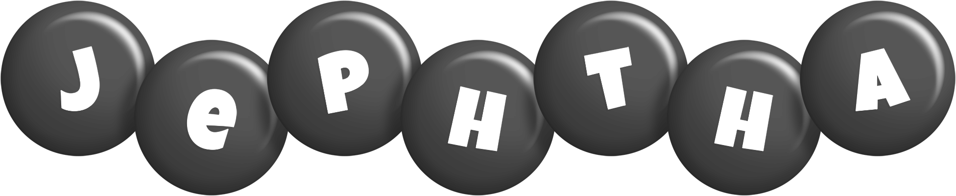 Jephtha candy-black logo