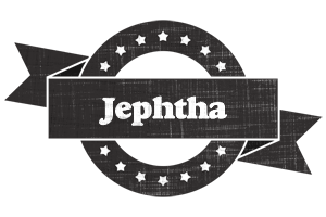 Jephtha grunge logo