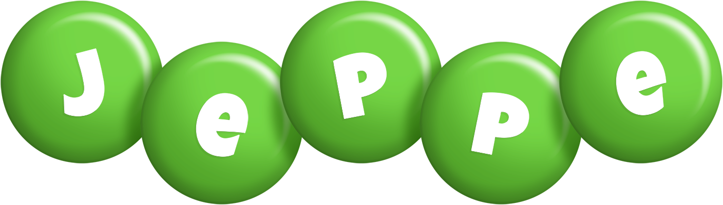 Jeppe candy-green logo