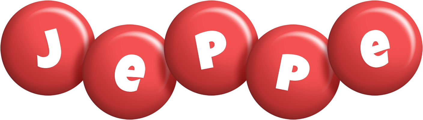 Jeppe candy-red logo