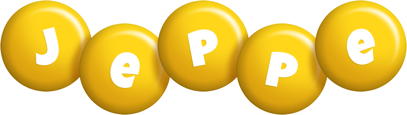 Jeppe candy-yellow logo
