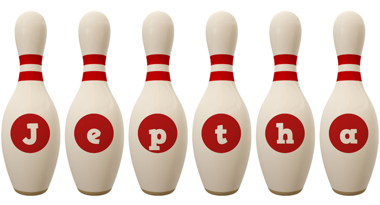Jeptha bowling-pin logo
