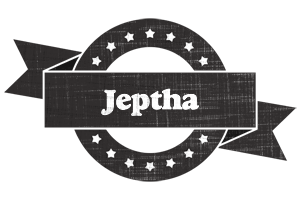 Jeptha grunge logo