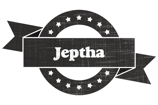 Jeptha grunge logo