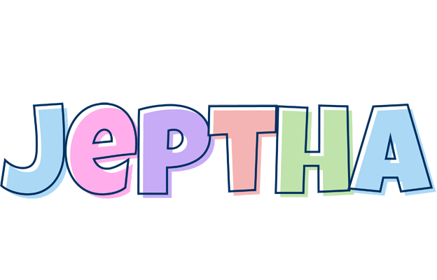 Jeptha pastel logo