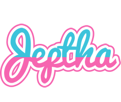 Jeptha woman logo