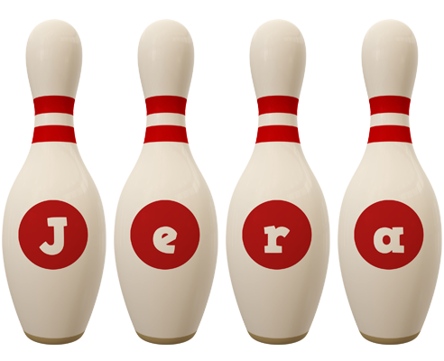Jera bowling-pin logo