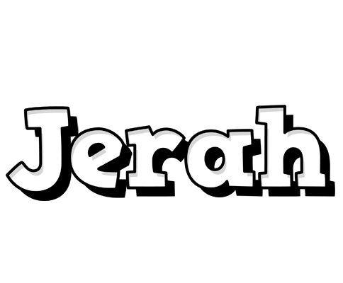 Jerah snowing logo
