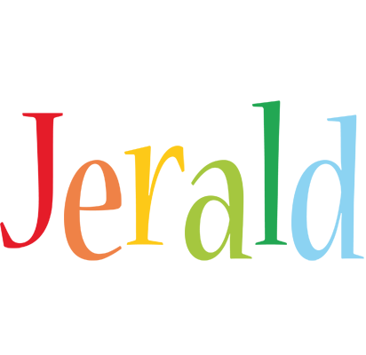 Jerald birthday logo