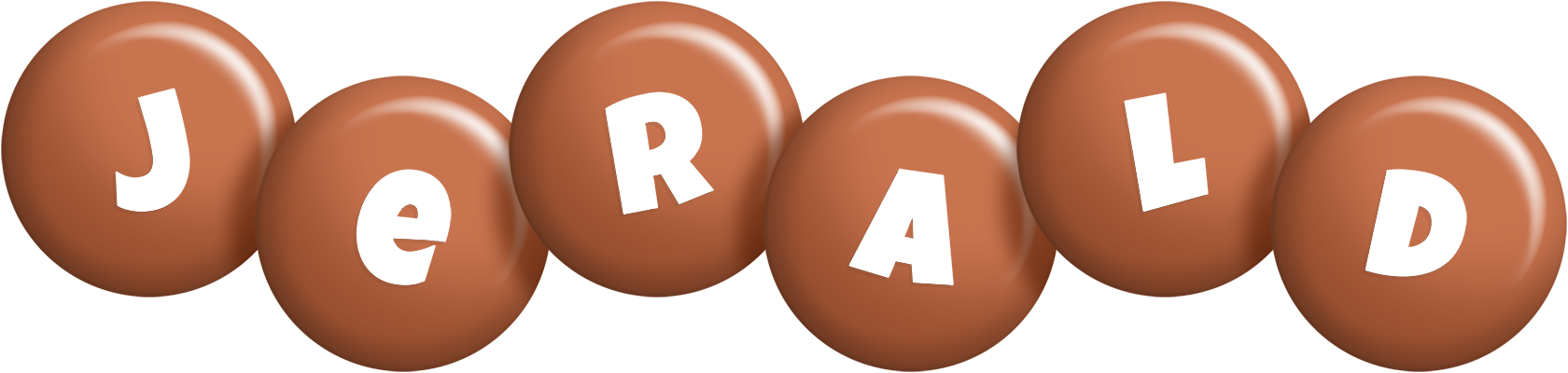 Jerald candy-brown logo