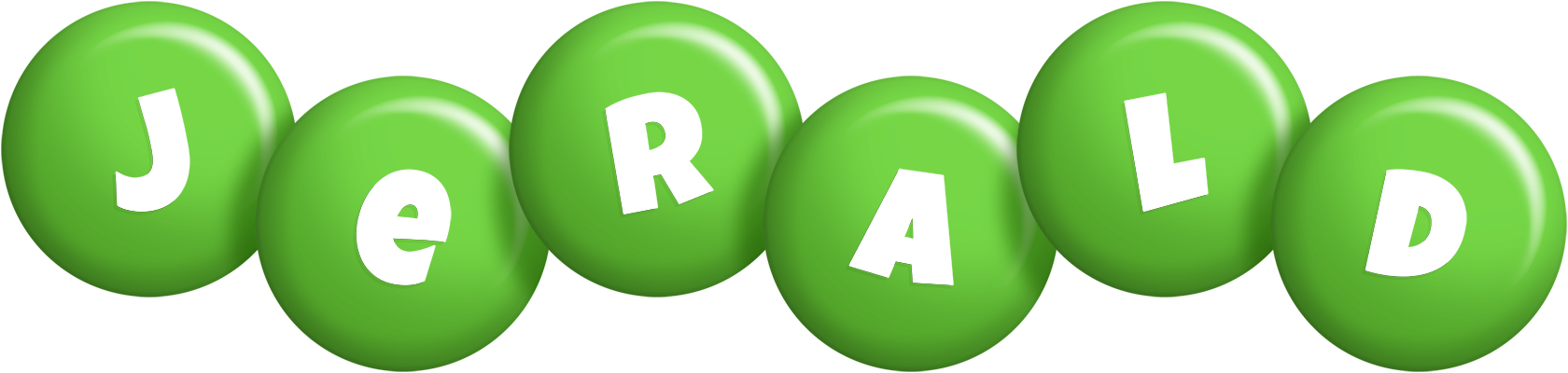Jerald candy-green logo