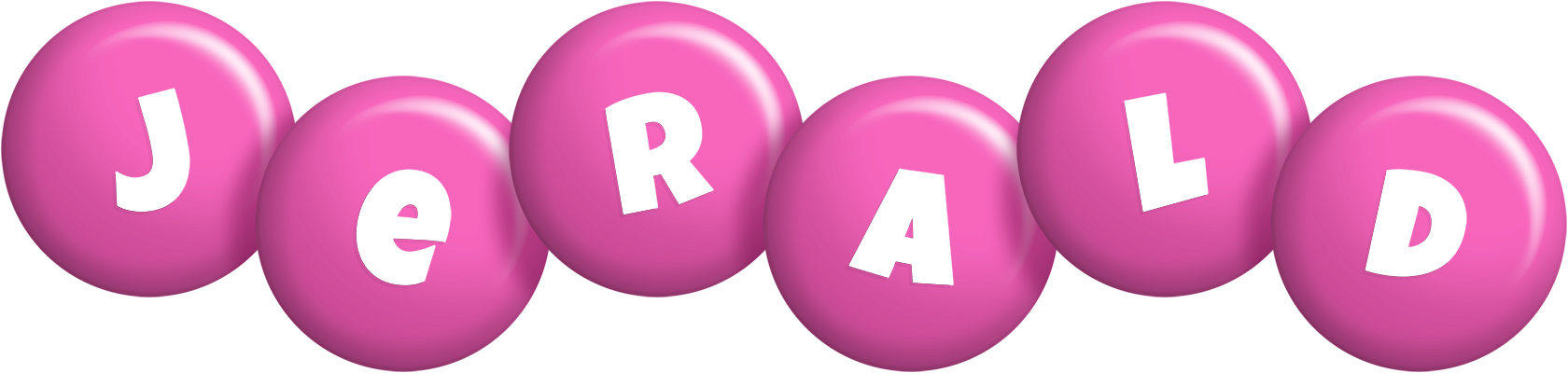 Jerald candy-pink logo