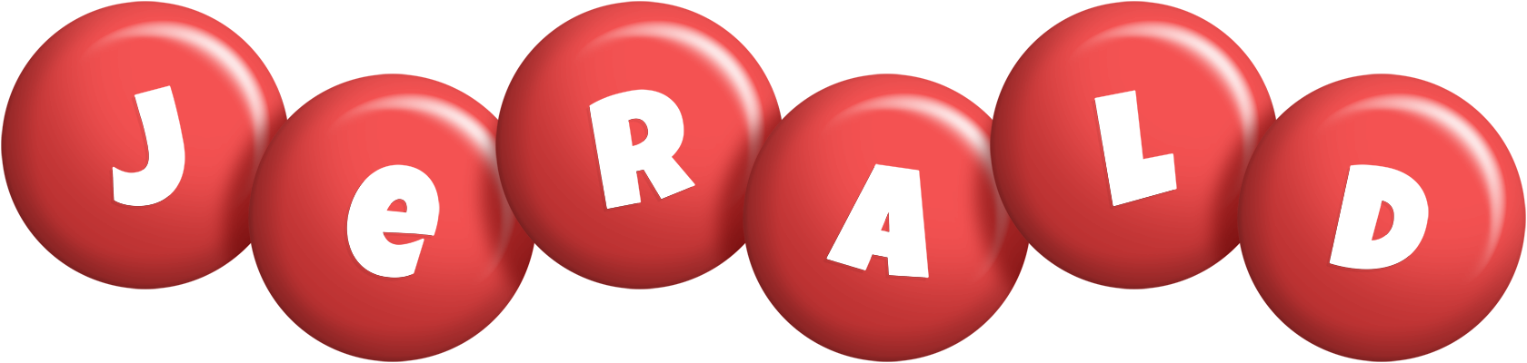Jerald candy-red logo