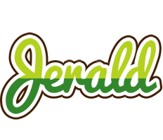 Jerald golfing logo