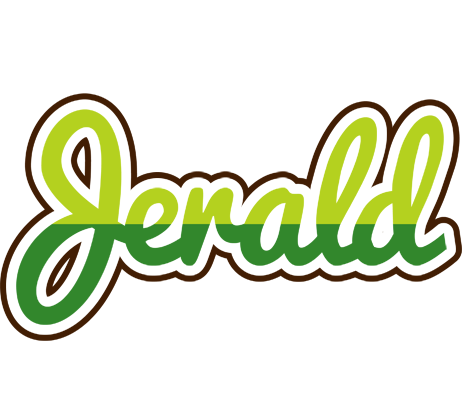 Jerald golfing logo