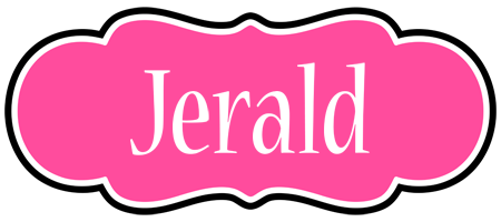 Jerald invitation logo