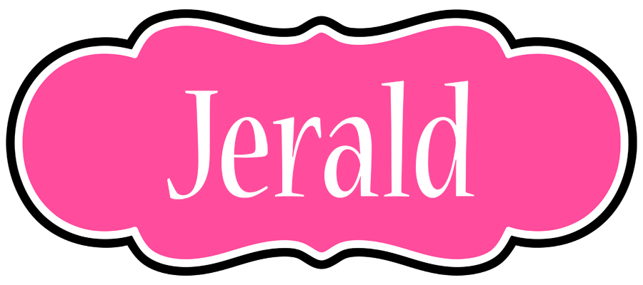 Jerald invitation logo
