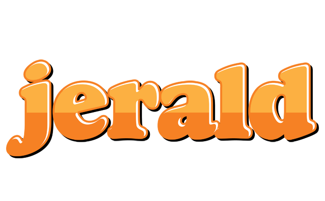 Jerald orange logo