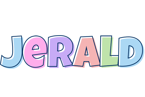 Jerald pastel logo