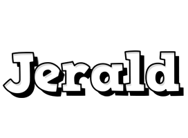 Jerald snowing logo