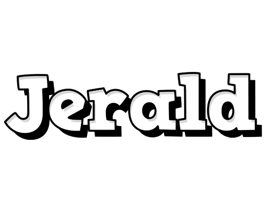 Jerald snowing logo