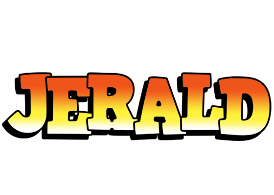 Jerald sunset logo