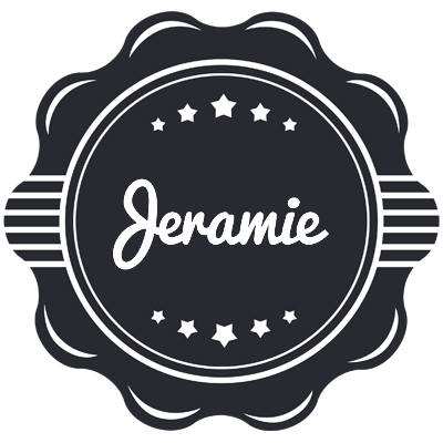 Jeramie badge logo