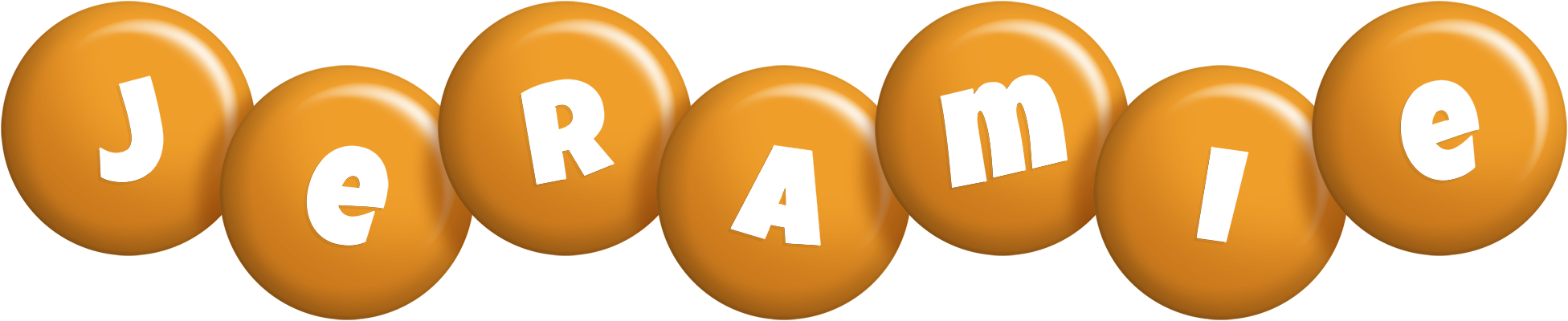 Jeramie candy-orange logo