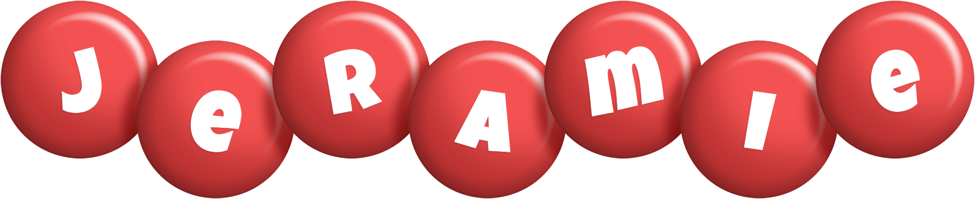 Jeramie candy-red logo