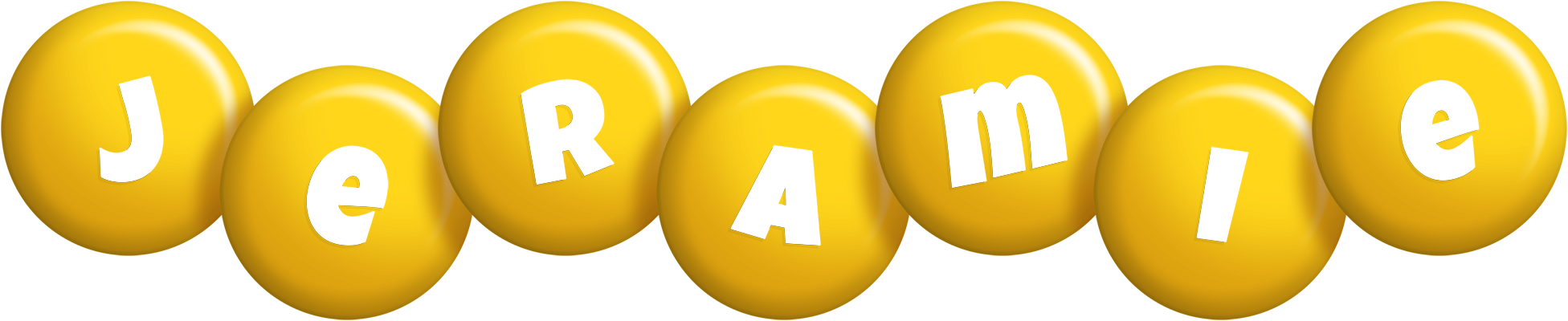 Jeramie candy-yellow logo