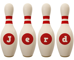 Jerd bowling-pin logo