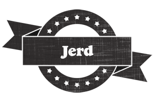 Jerd grunge logo