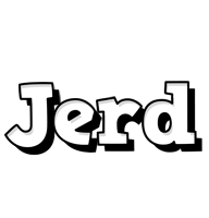 Jerd snowing logo