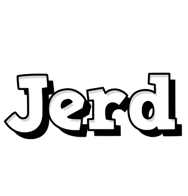 Jerd snowing logo