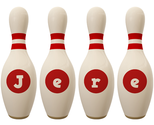 Jere bowling-pin logo