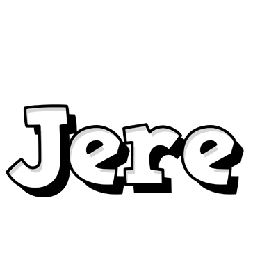 Jere snowing logo