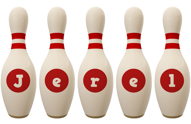 Jerel bowling-pin logo
